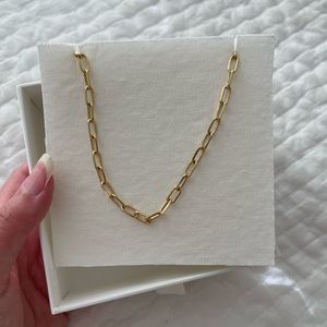 NEW Melanie Auld 2 in 1 Thick Staple Chain - Gold Vermeil